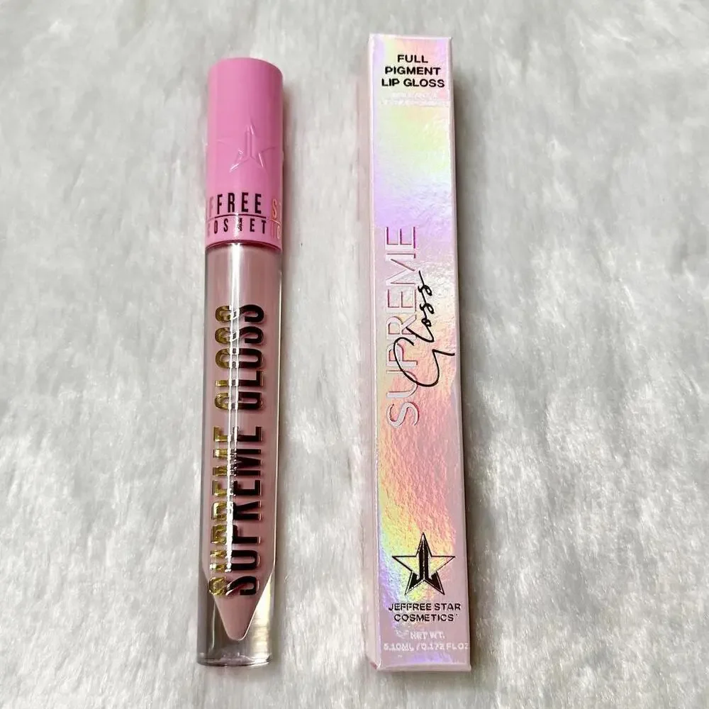 NIB Jeffree Star Supreme Full Pigment Lip Gloss Naked In Dark Full Size 5.10ml